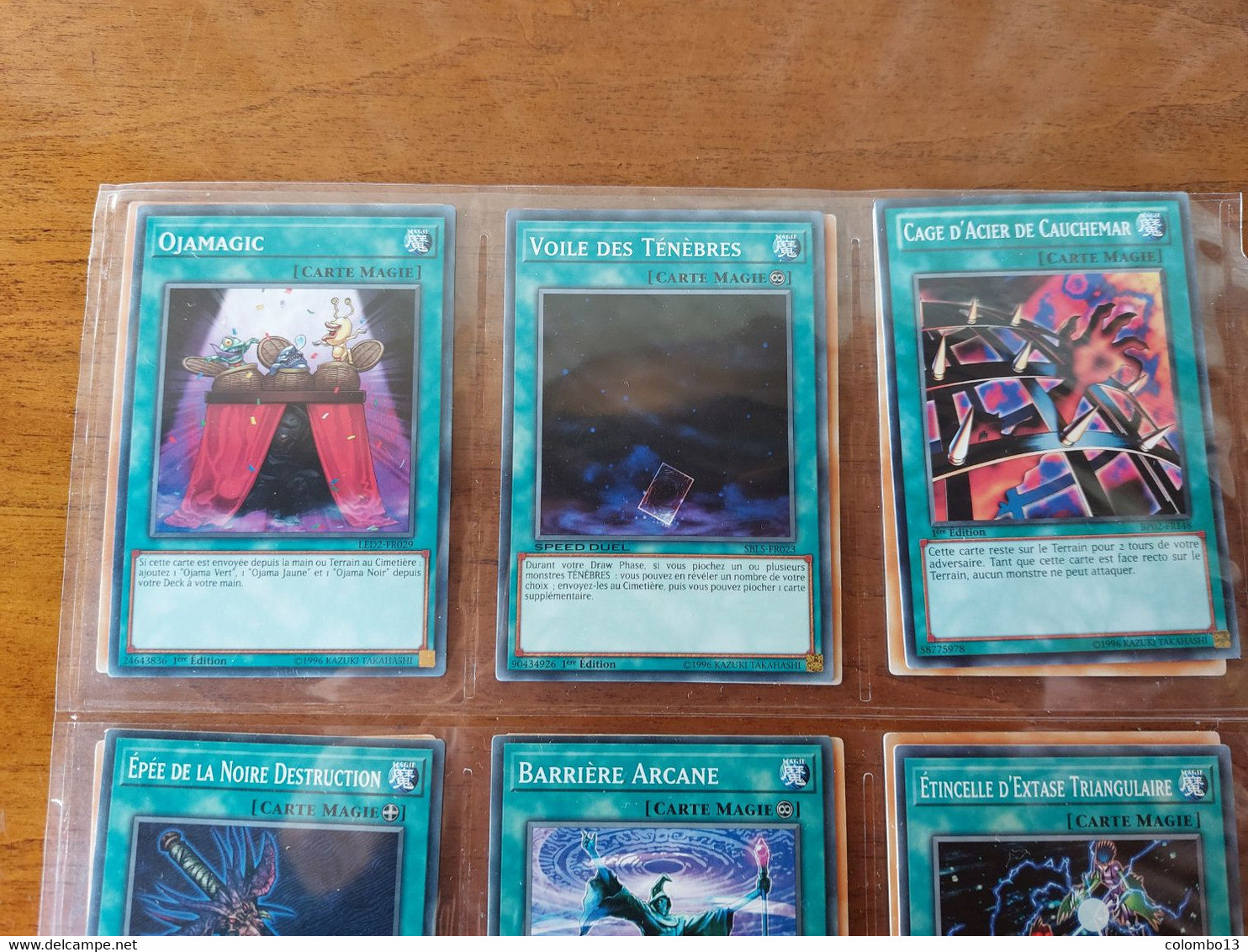 LOT NO 4        9 CARTES  MAGIE YU-GI-OH RARES-  1ER EDITION ET EDITION LIMITEE VOIR LISTE - Yu-Gi-Oh