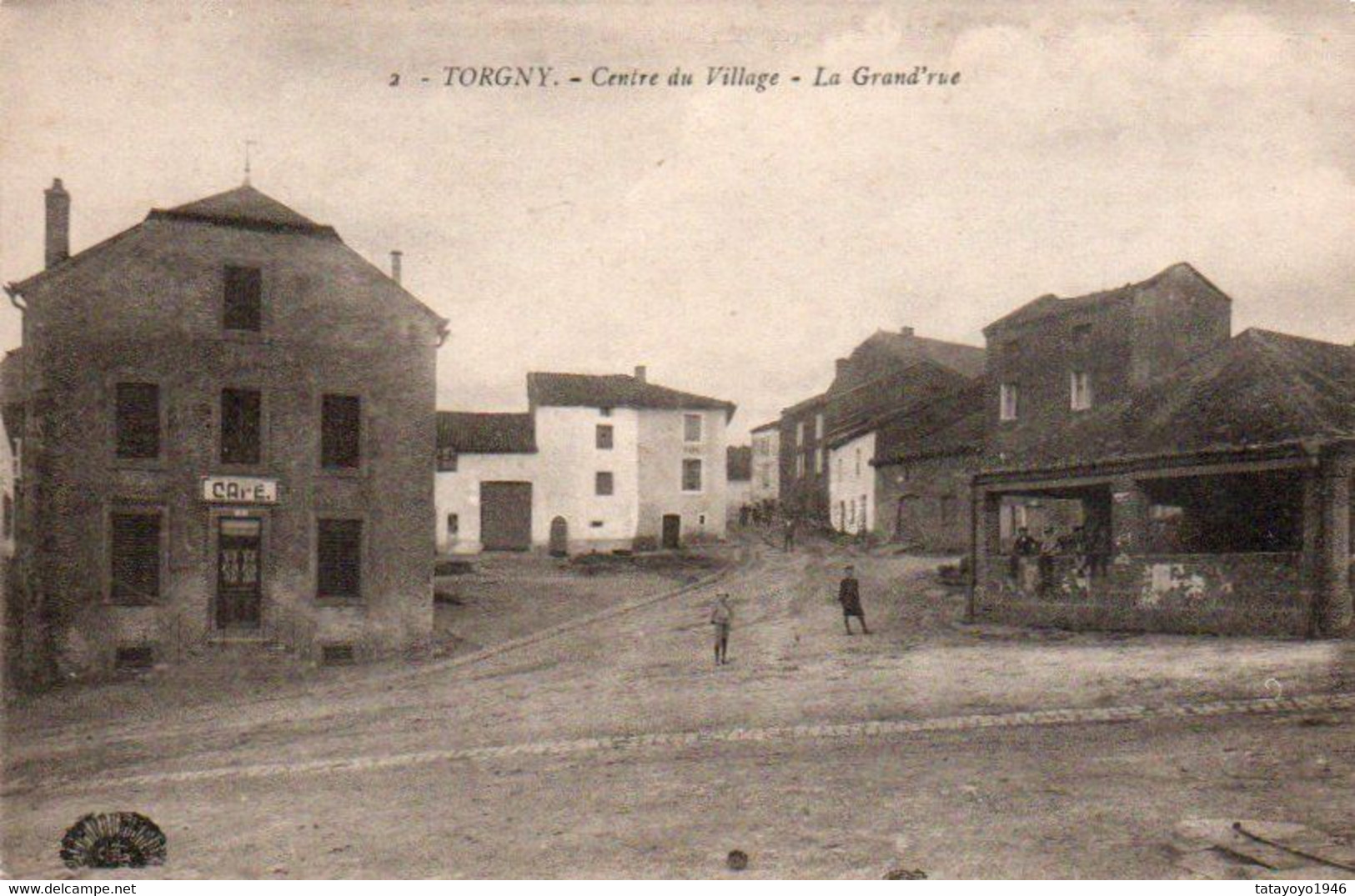 Torgny  Centre Du Village  La Grand'rue Café Petite Animation N'a Pas Circulé - Rouvroy