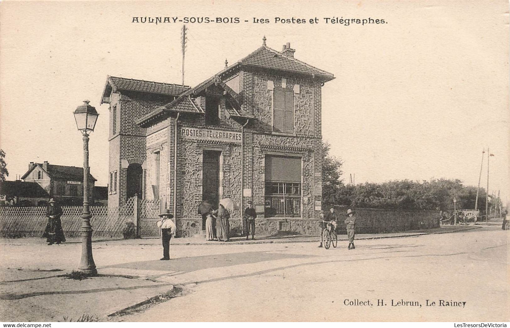 CPA Aulnay Sous Bois - Les Postes Et Telegraphes - Collect H Lebrun - Animé - Vélo - Aulnay Sous Bois