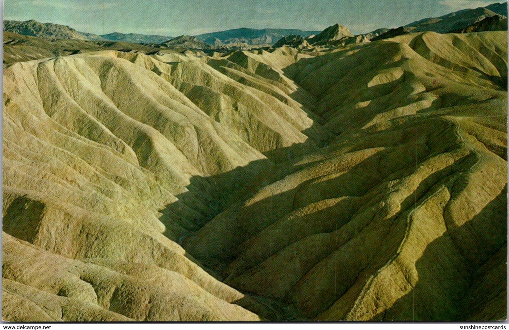 California Death Valley National Monument The Bad Lands From Zabriskie Point - Death Valley