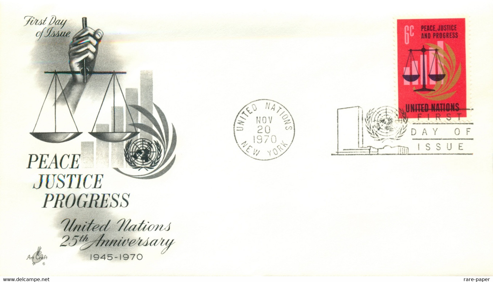 32 x First Day Covers 1969-1971, United Nations, USA United States Envelopes