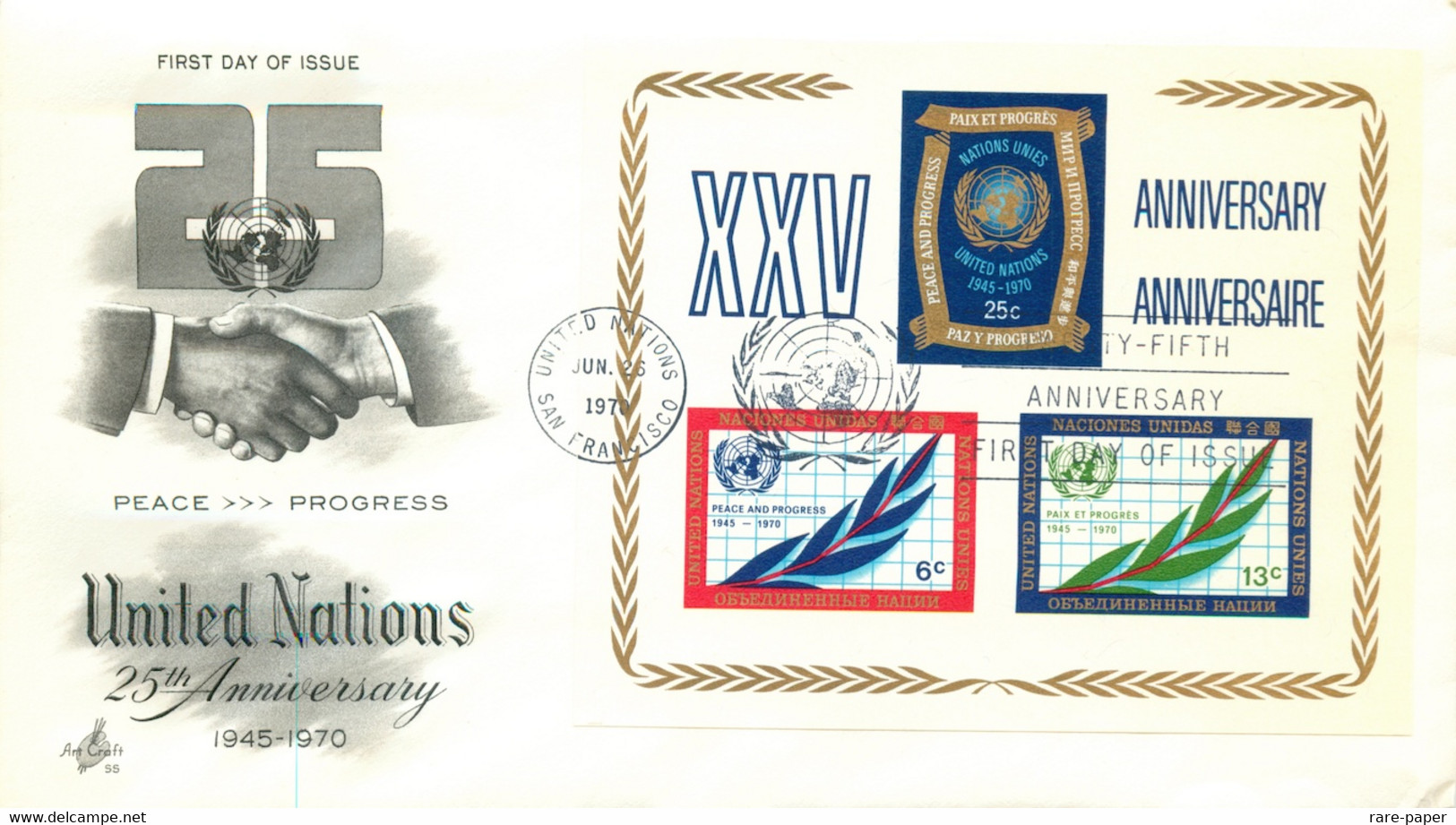 32 x First Day Covers 1969-1971, United Nations, USA United States Envelopes