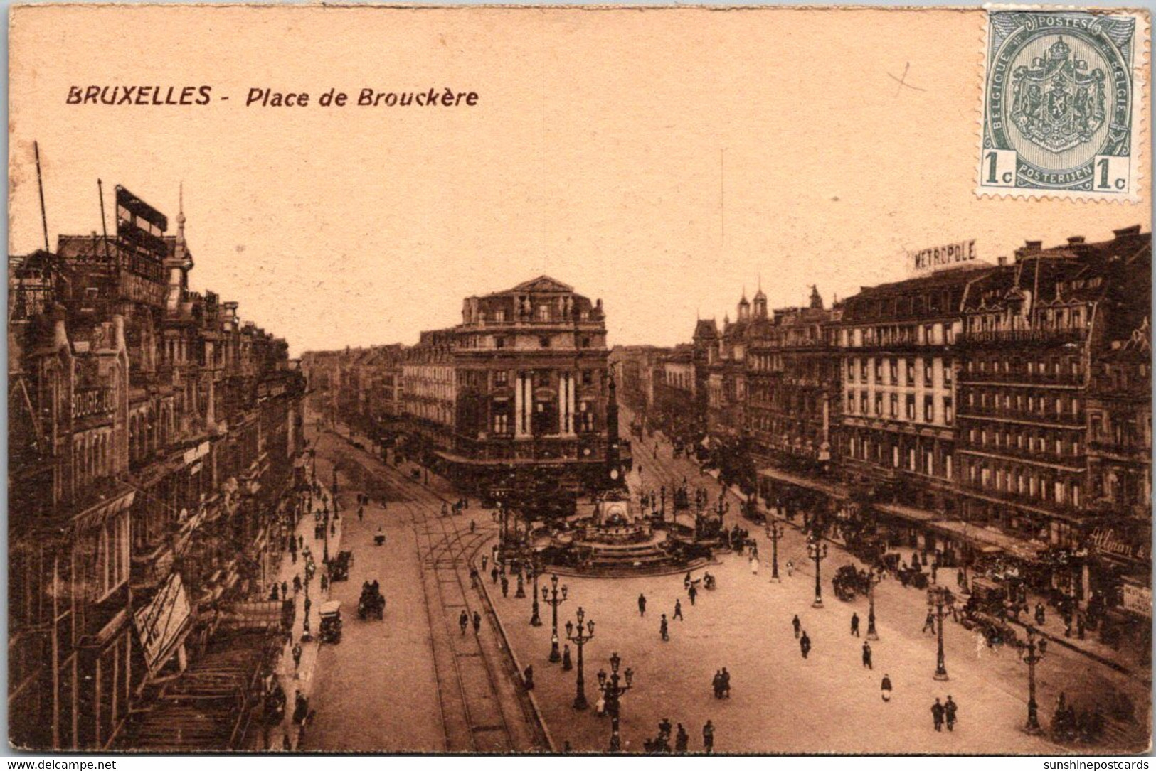 Belgium Brussels Place De Brouckere - Institutions Internationales