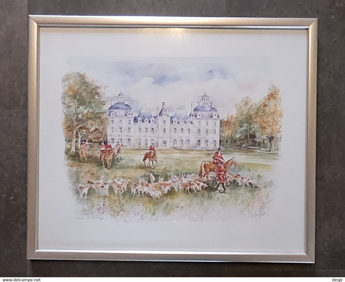 Aquarel Chateau De Cheverny Door Legai - Aquarelles