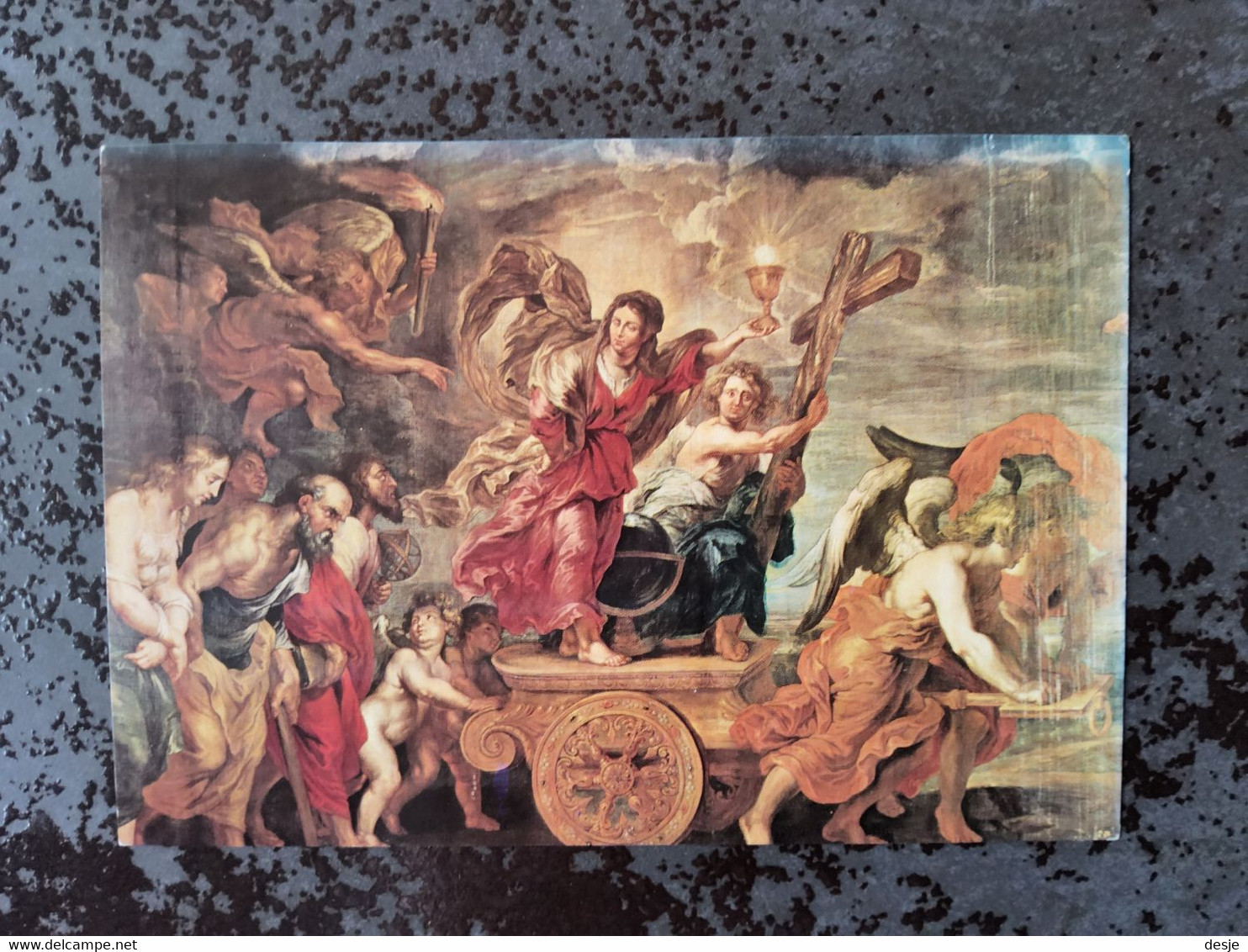 Abdij Van Grimbergen De Triomf Van De Eucharistie Over Wijsheid, Wetenschap, Dichtkunst En Natuur Naar P. Rubens - Grimbergen