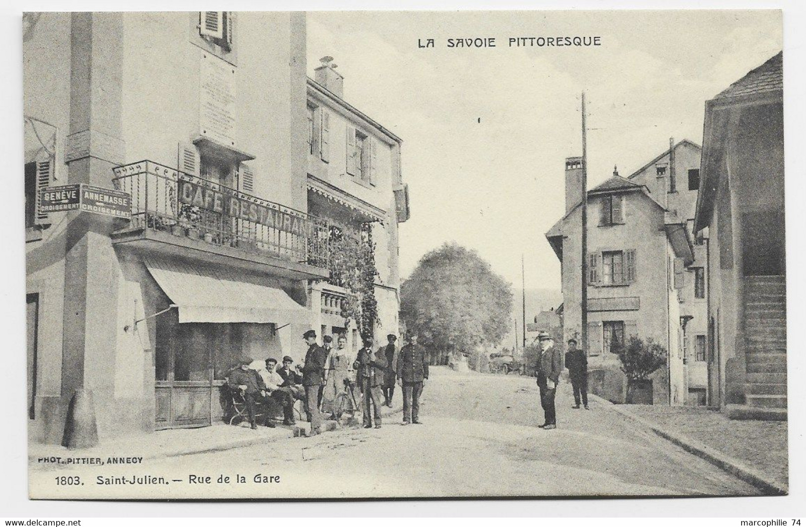 ST JULIEN HAUTE SAVOIE RUE DE LA GARE - Saint-Julien-en-Genevois