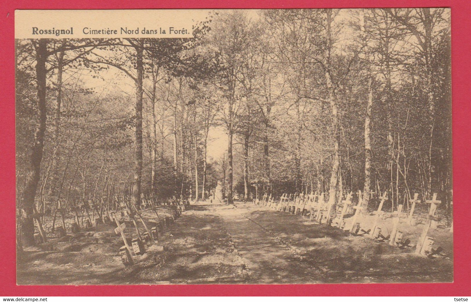 Rossignol - Cimetière Nord Dans La Fôret ... Avril 1937 ( Voir Verso ) - Tintigny