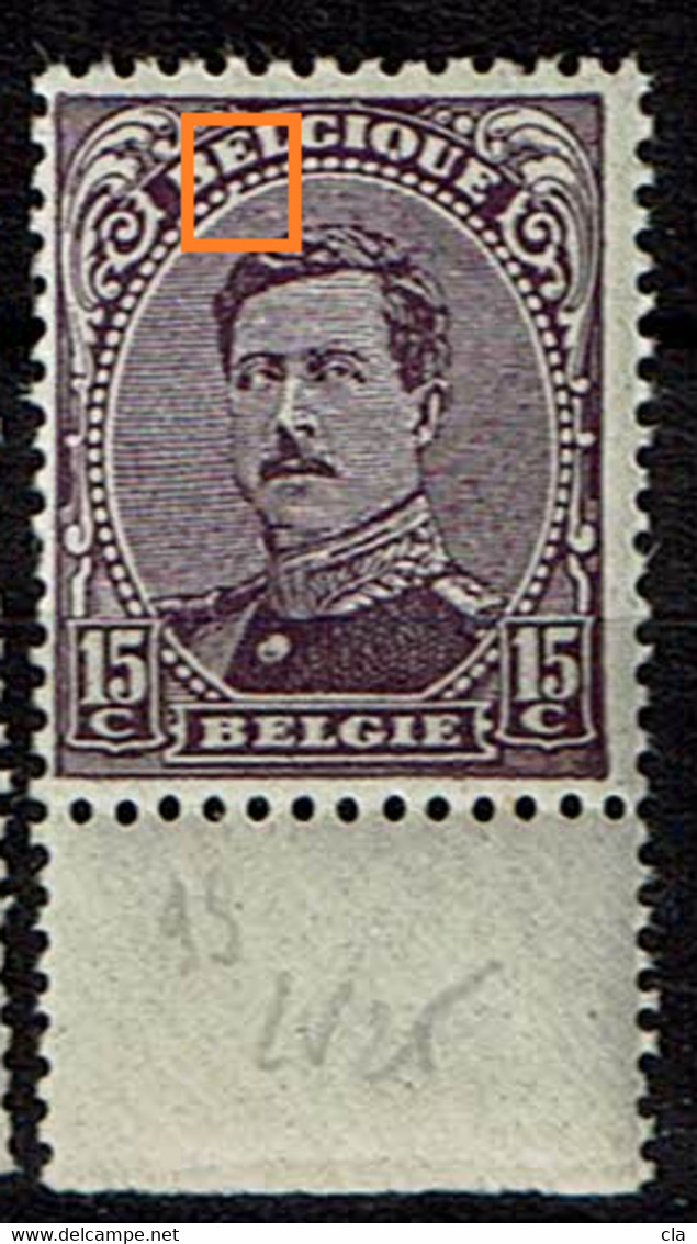 139  **  Pl I  LV 25  Perle Sous E (Belgique) - Other & Unclassified