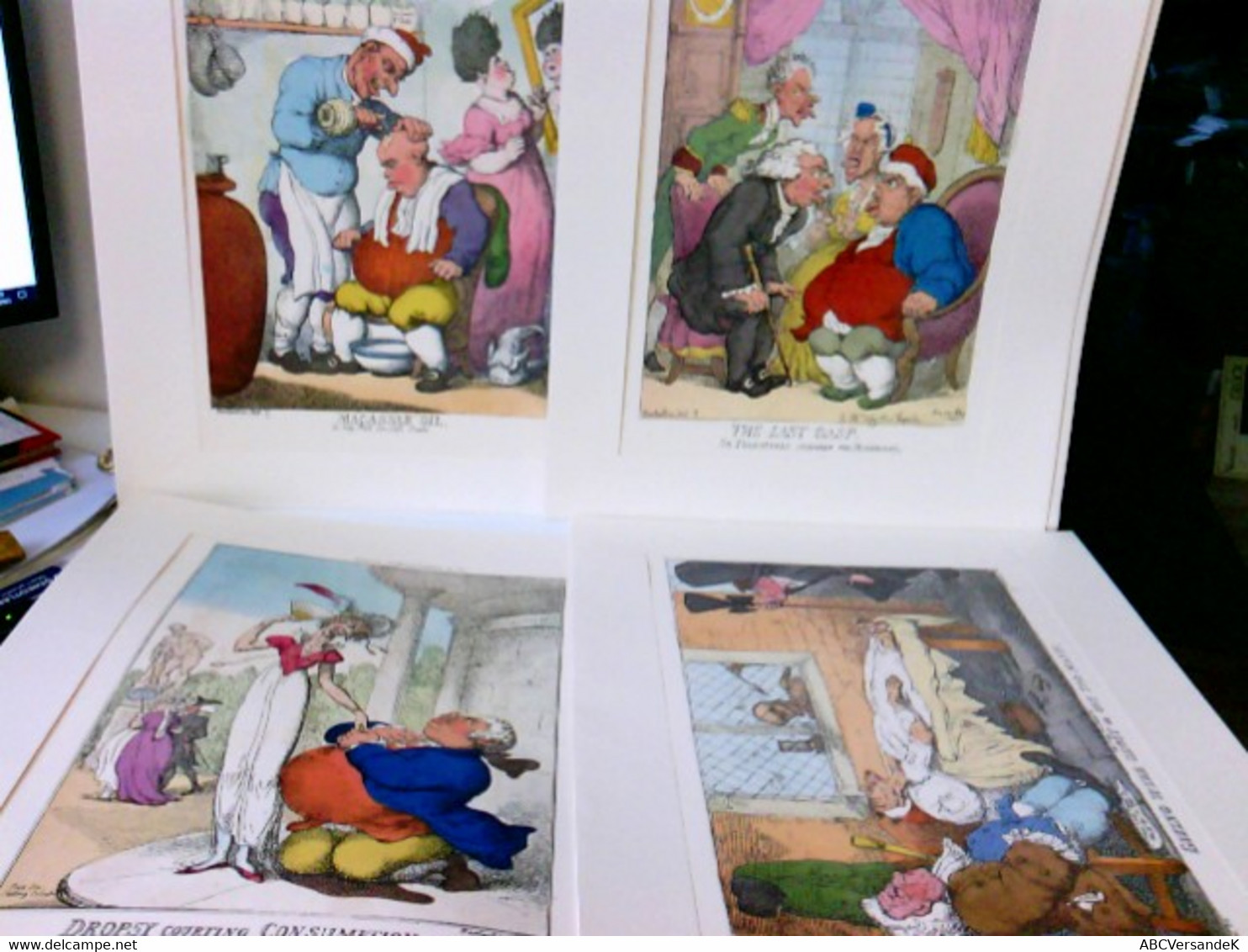 Thomas Rowlandson: Medical Caricatures - Raretés