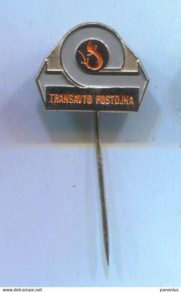 TRANSAVTO Postojna Slovenia, Vintage Pin Badge Abzeichen - Transports