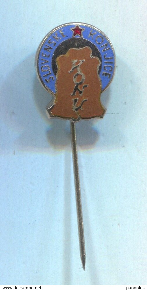 KONUS Slovenske Konjice Slovenia, Vintage Pin Badge Abzeichen, Enamel - Transports