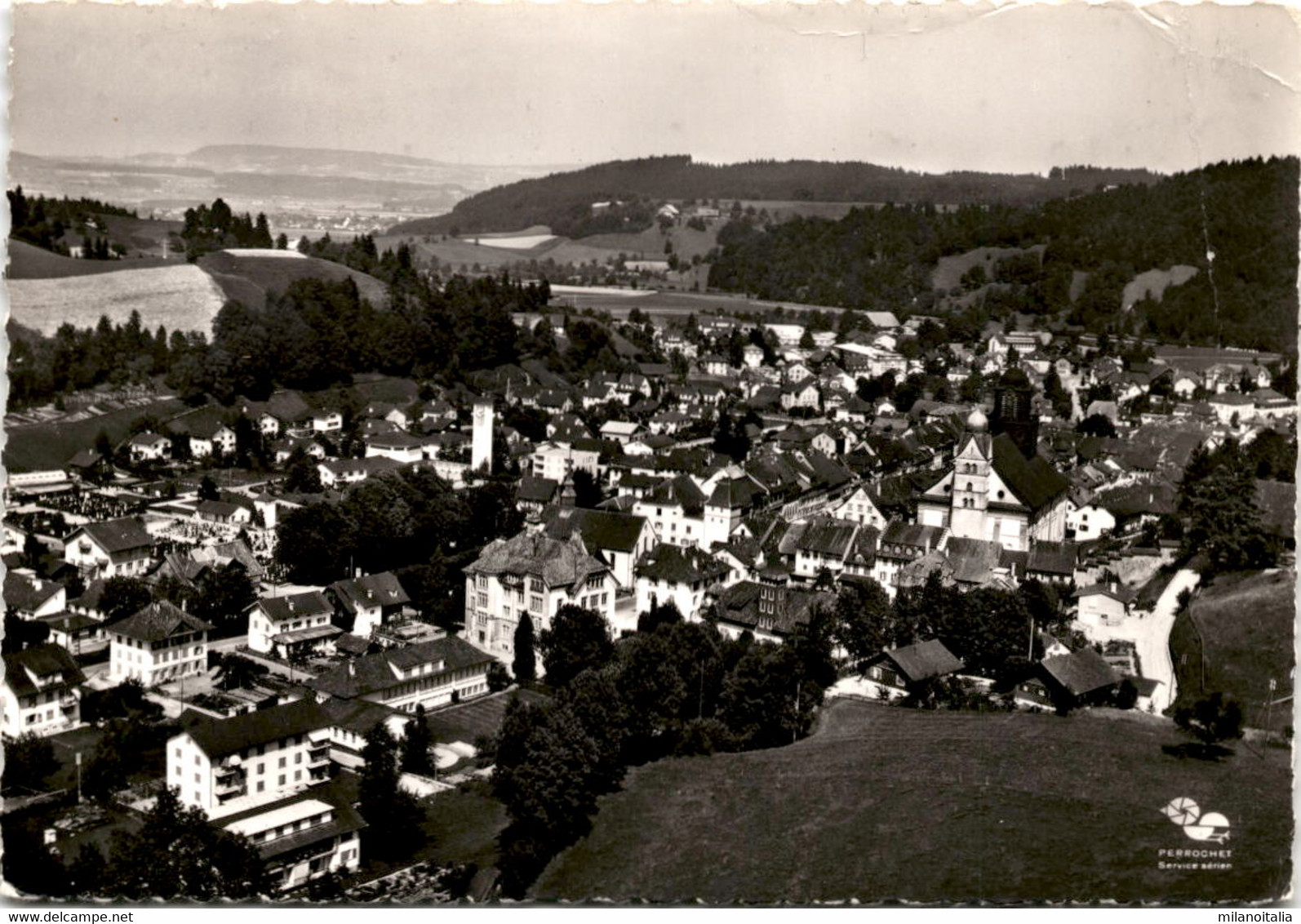 Mit Dem Flugzeug über Willisau (46=9 * 8. 10. 1975 - Willisau