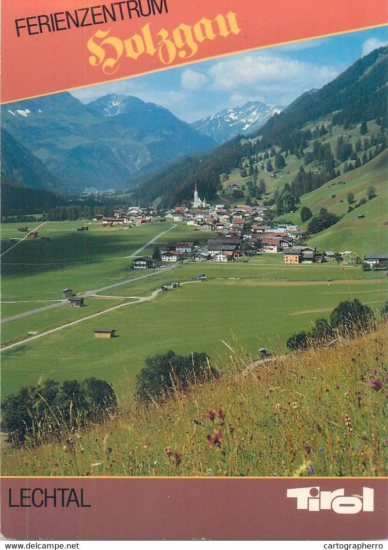 Postcard Austria Lechtal Ferienzentrum Holzgau - Lechtal