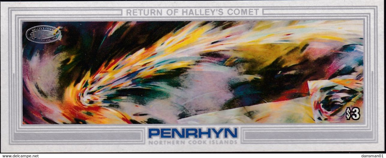 Penrhyn 1986 Haley's Comet Sc 336 Mint Never Hinged - Penrhyn