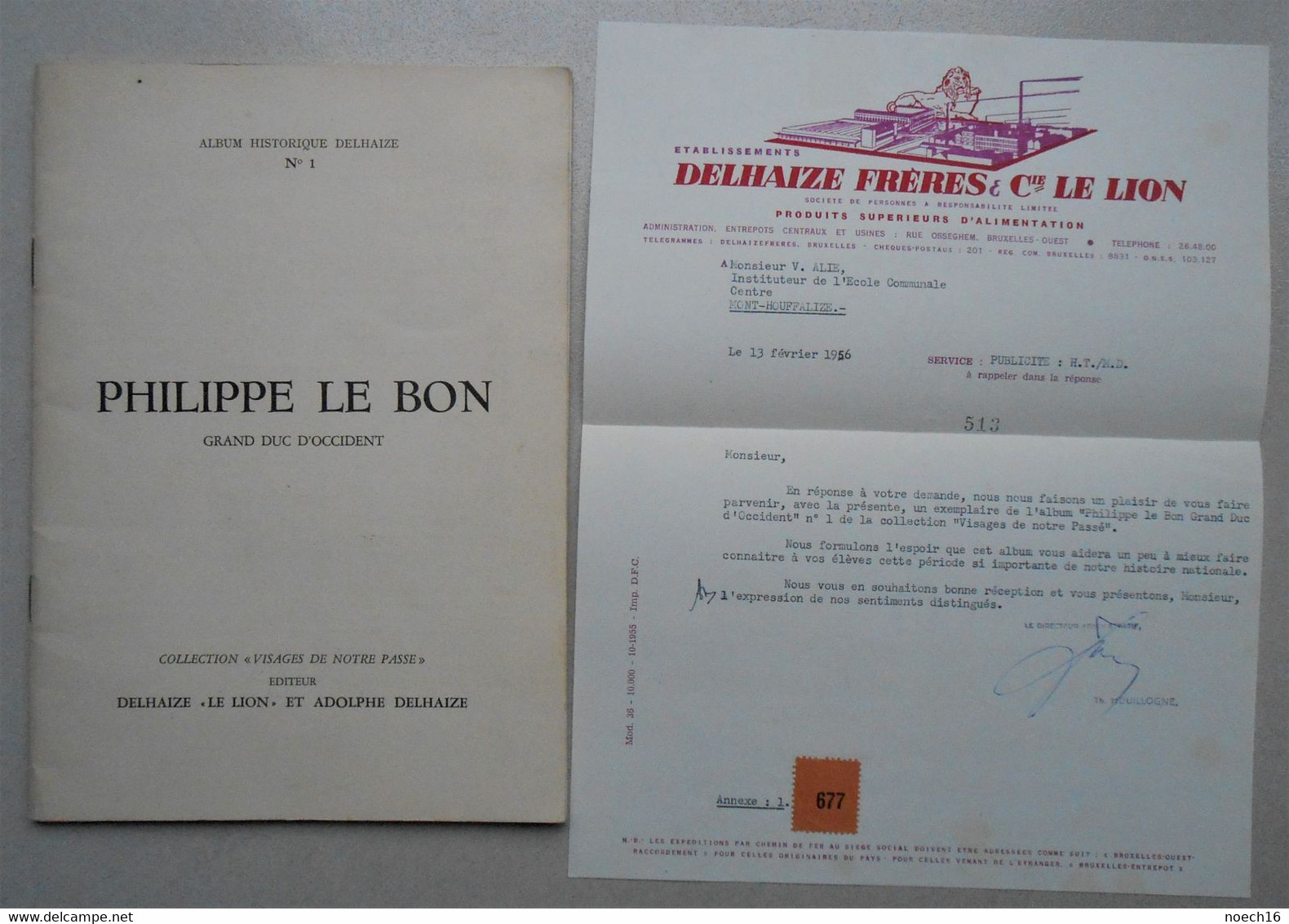 Album Chromos Complet/ 1956, Delhaize Le Lion & Adolphe Delhaize / Philippe Le Bon