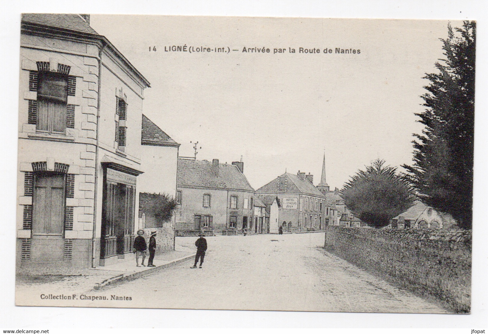 44 LOIRE ATLANTIQUE - LIGNE Arrivée Par La Route De Nantes - Ligné