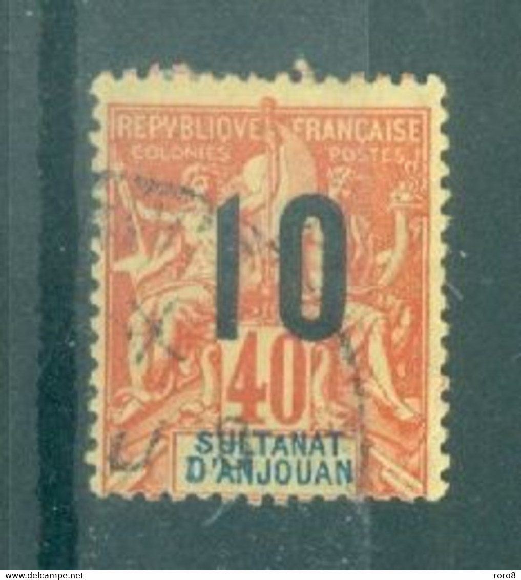 ANJOUAN - N°26 Oblitéré. Protectorat Français.  Timbres De 1892-1900 Surchargés. - Usados