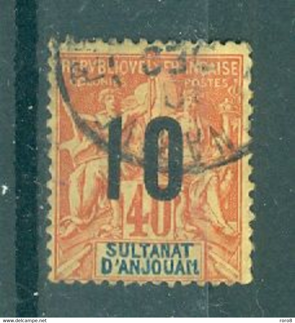 ANJOUAN - N°26A Oblitéré. Protectorat Français.  Timbres De 1892-1900 Surchargés. - Used Stamps