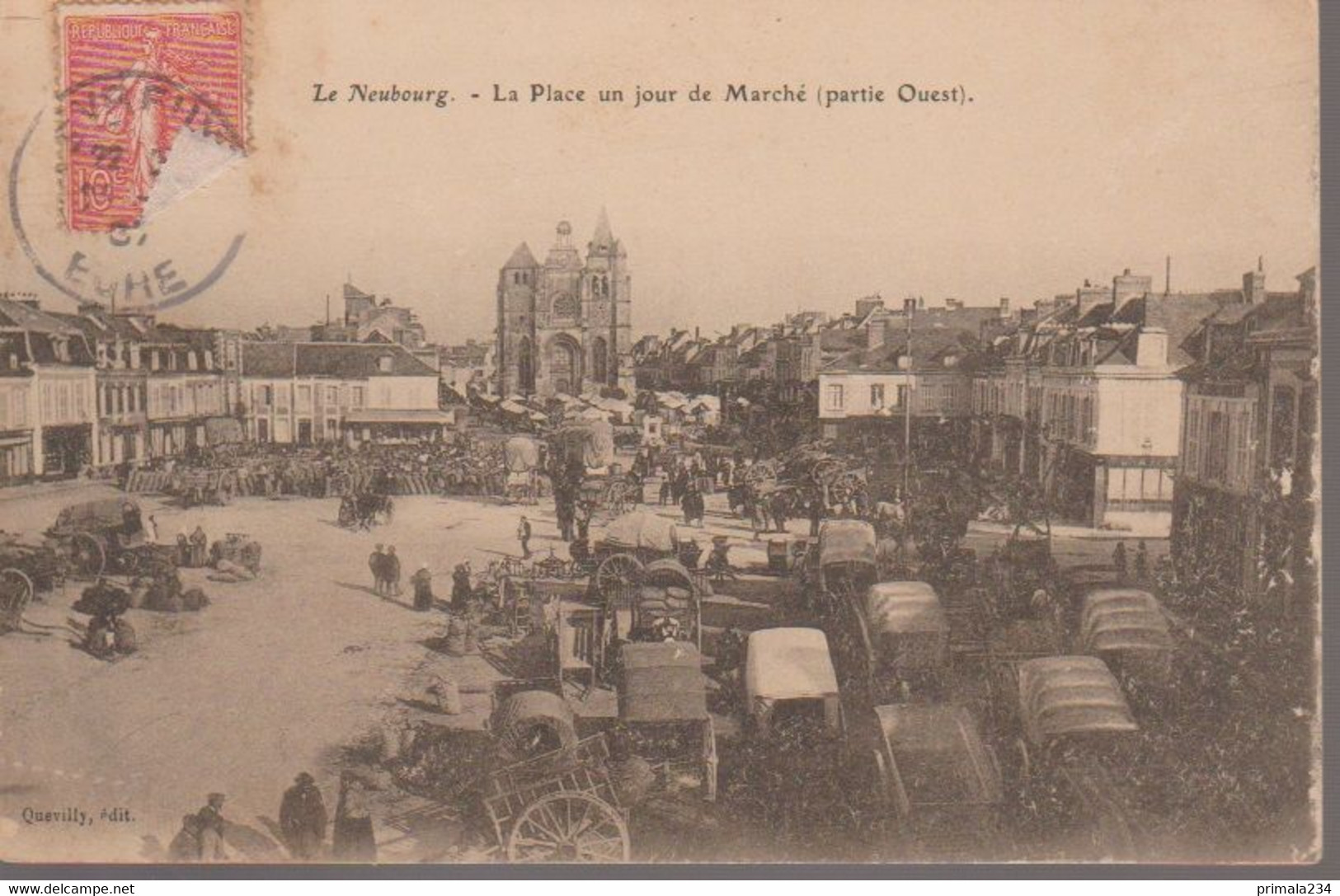 LE NEUBOURG - PLACE DU MARCHE - Le Neubourg