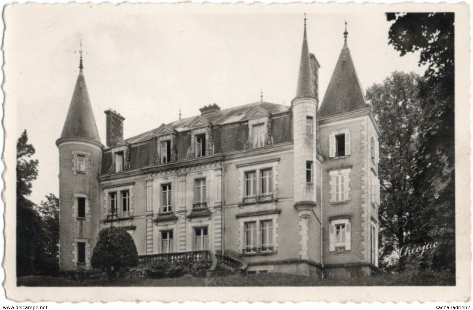 87. Pf. SAINT-GERMAIN-LES-BELLES. Château De La Grillère (Clinique Médicale) - Saint Germain Les Belles