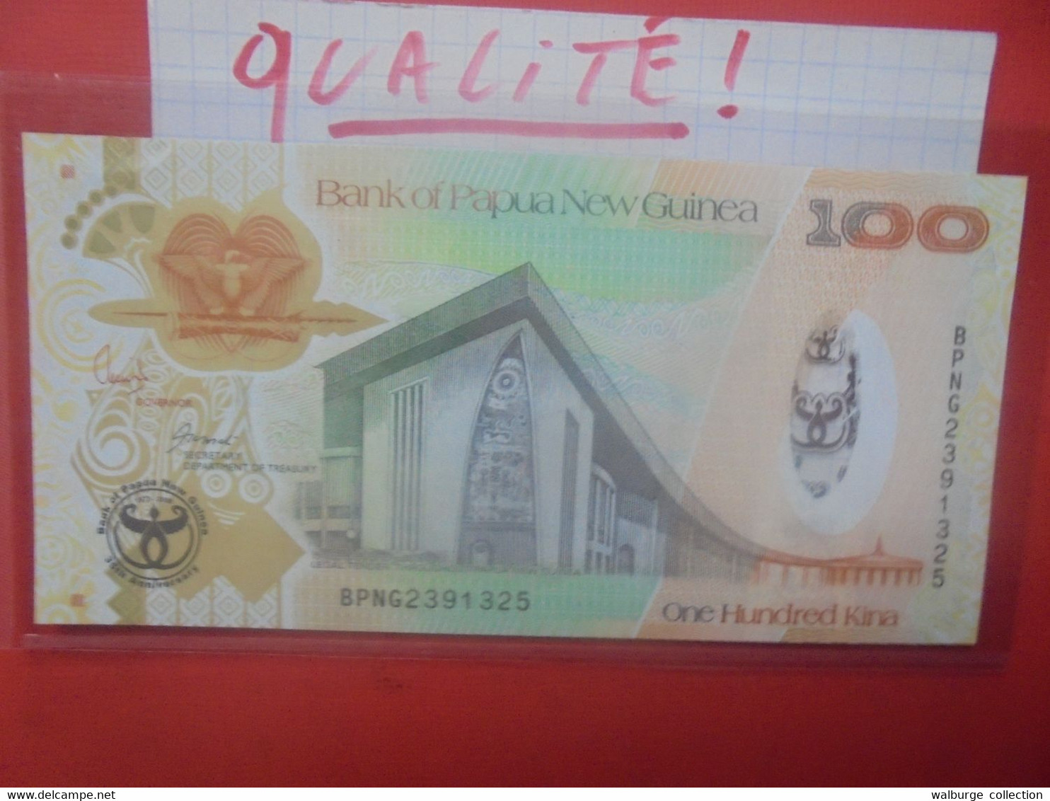 PAPOUASIE NOUVELLE-GUINEE 100 KINA 2008 Neuf-UNC (B.28) - Papua New Guinea