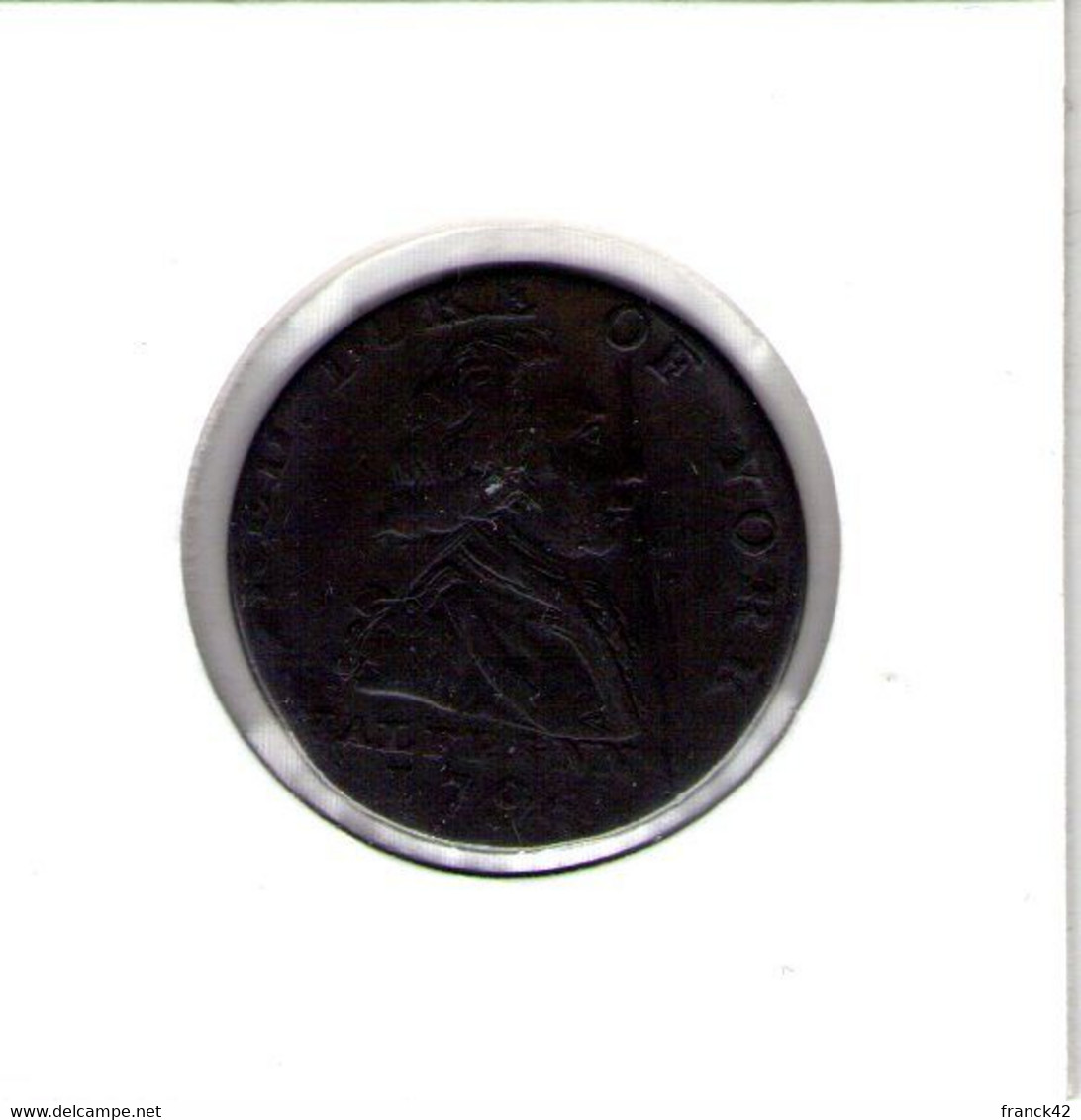 Angleterre. Token. 1/2 Penny. 1790 - Monedas/ De Necesidad