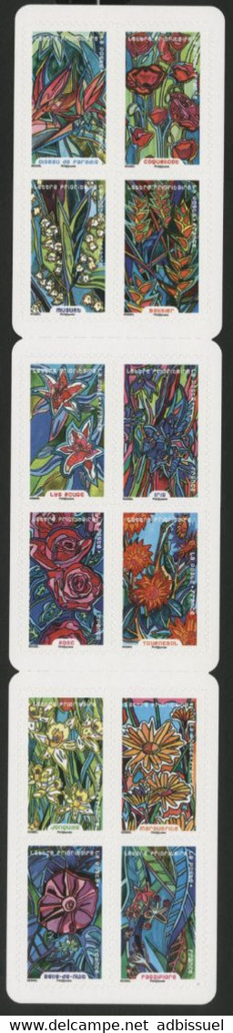 2016 Carnet AUTOADHESIF BC 1300 Flore, Fleurs à Foison. Vendu à La Valeur Faciale. Neuf. Qalité TB - Commémoratifs