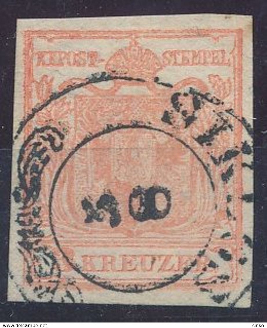 1850. Typography 3kr Stamp, SIKLOS - ...-1867 Voorfilatelie