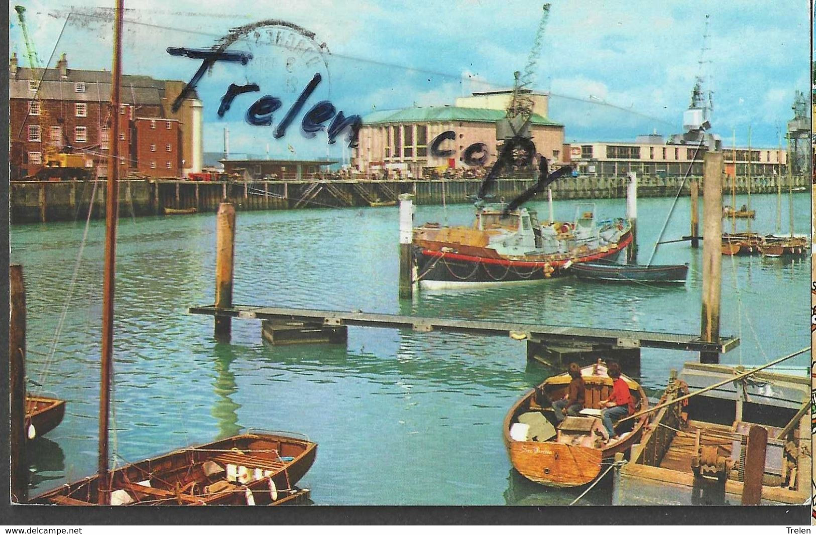 Great Britain, England, Weymouth, Harbour, 1978, Gelaufen, Described - Weymouth