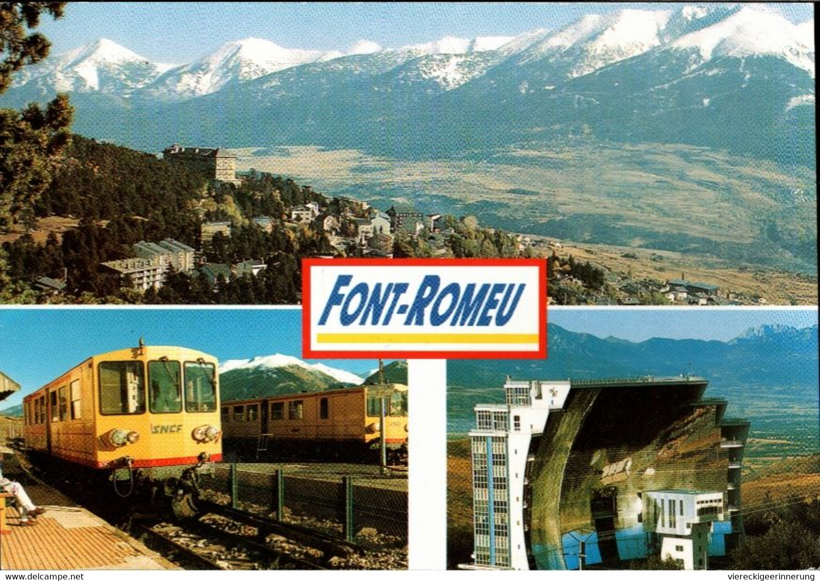 ! Cpm 66120 Font Romeu, SNCF. Solar - Trains