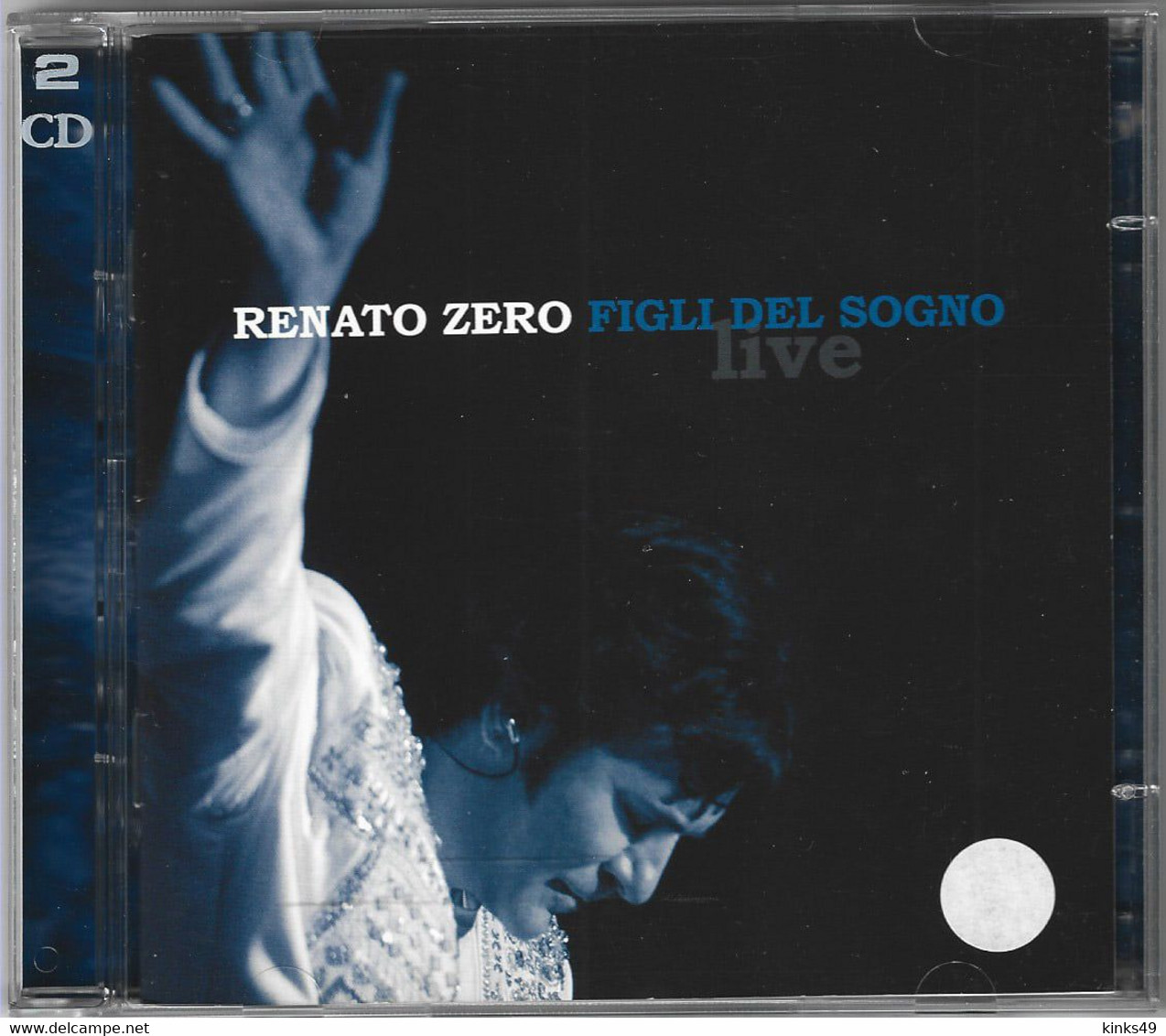 RENATO ZERO : Doppio CD < Figli Del Sogno Live > TATTICA / SONY - Other - Italian Music