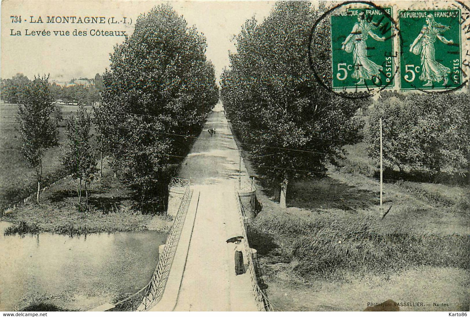 La Montagne * La Levée Vue Des Côteaux * Pont Route - La Montagne