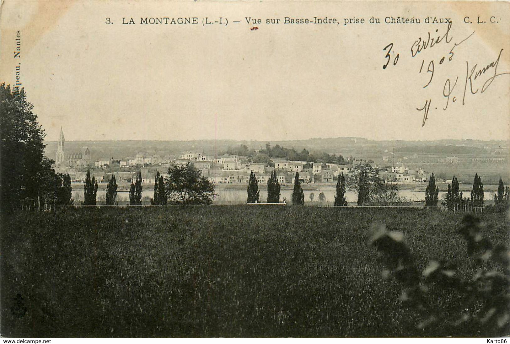 La Montagne * Vue Sur Basse Indre , Prise Du Château D'aux - La Montagne