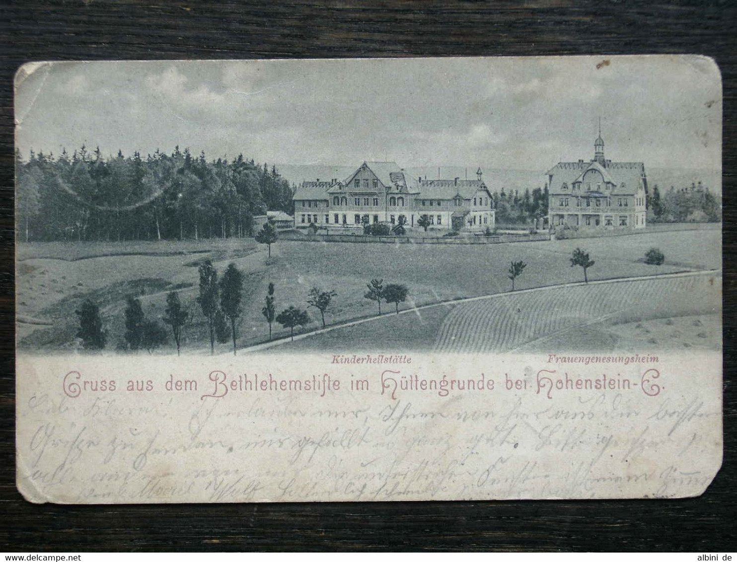 243 - HOHENSTEIN-ERNSTTHAL - Bethlehemstift Im Hüttengrunde - Kinderheilstätte - Frauengenesungsheim - 1902 - Hohenstein-Ernstthal