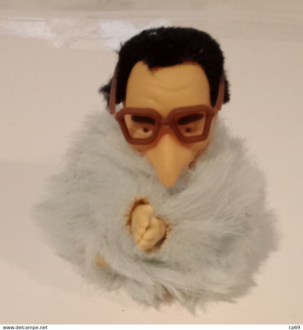 Figurine Jacques Chirac Black Jack Modèle Bleu Ciel Collaro Show Muppet Show Bebête Show Série TV Des Années 1980 TB.E - Autres & Non Classés