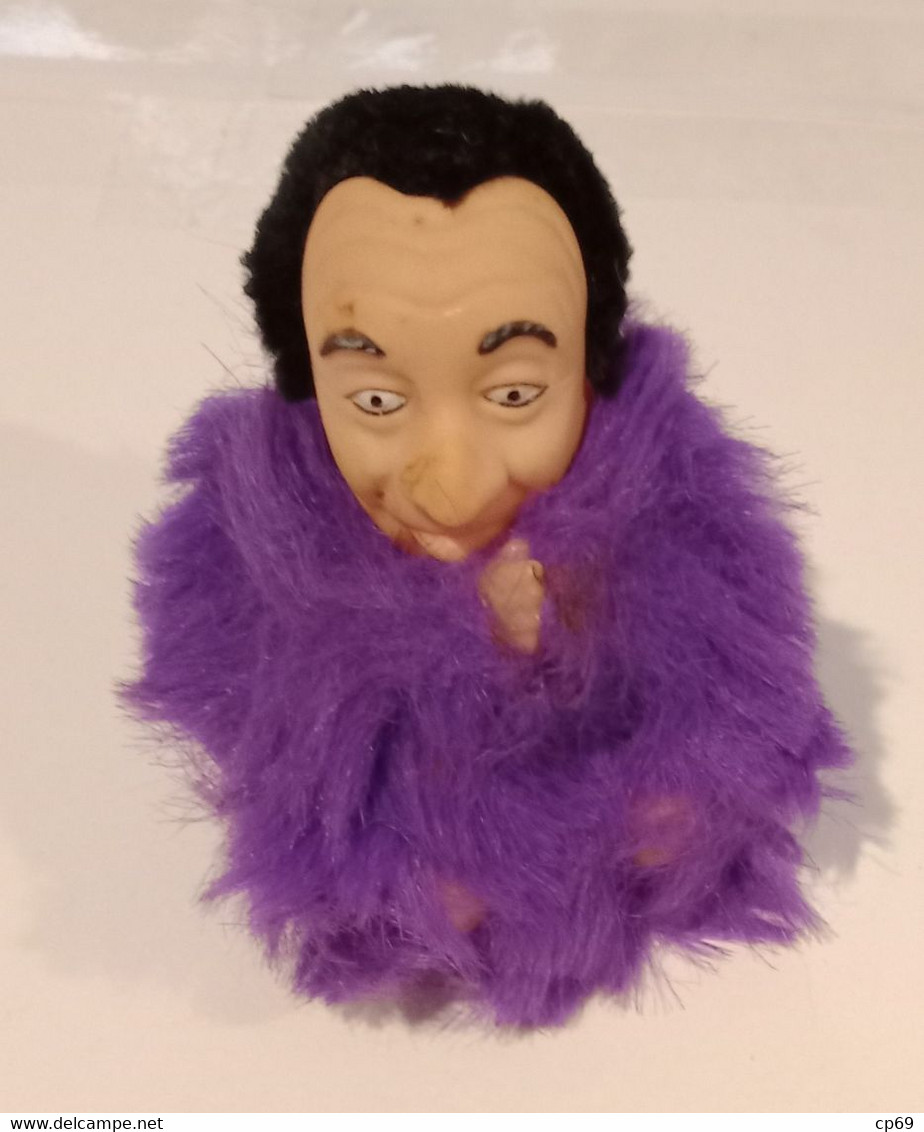 Figurine Michel Rocard Rocroa Modèle Violet Collaro Show Muppet Show Bebête Show Série TV Des Années 1980 En TB.Etat - Altri & Non Classificati