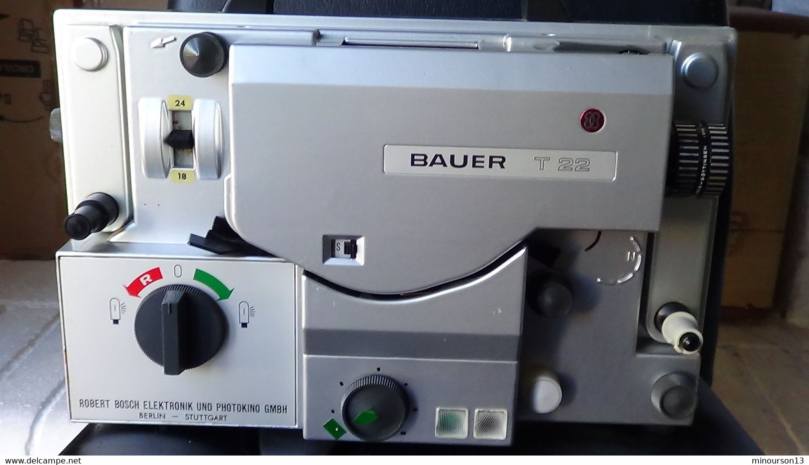 BAUER T 22, PROJECTEUR DOUBLE 8mm - Proyectores De Cine