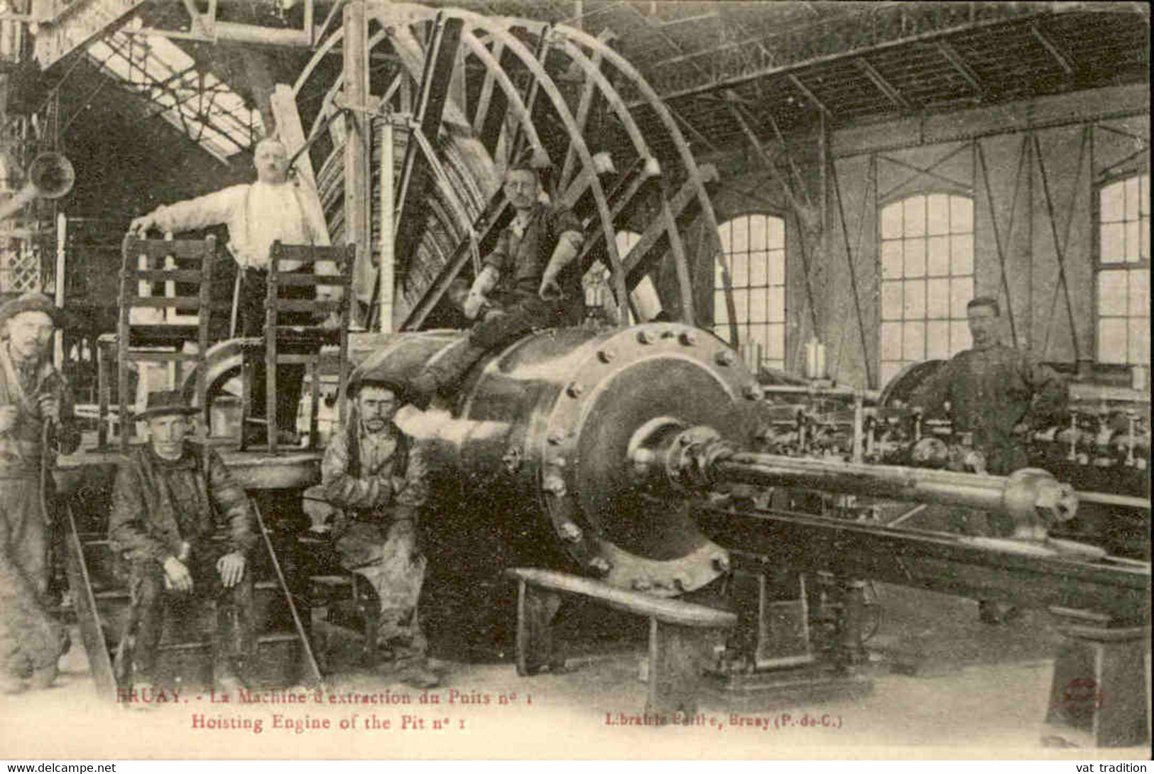 MÉTIERS - Carte Postale De La Machine D'extraction Du Puits N° 1 De Bruay - L 137029 - Mines