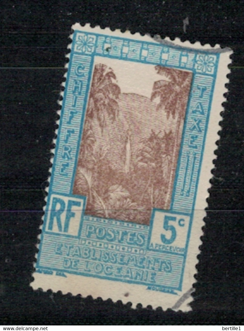 OCEANIE     N°  YVERT  TAXE 10 OBLITERE     ( OB    05/ 09 ) - Postage Due