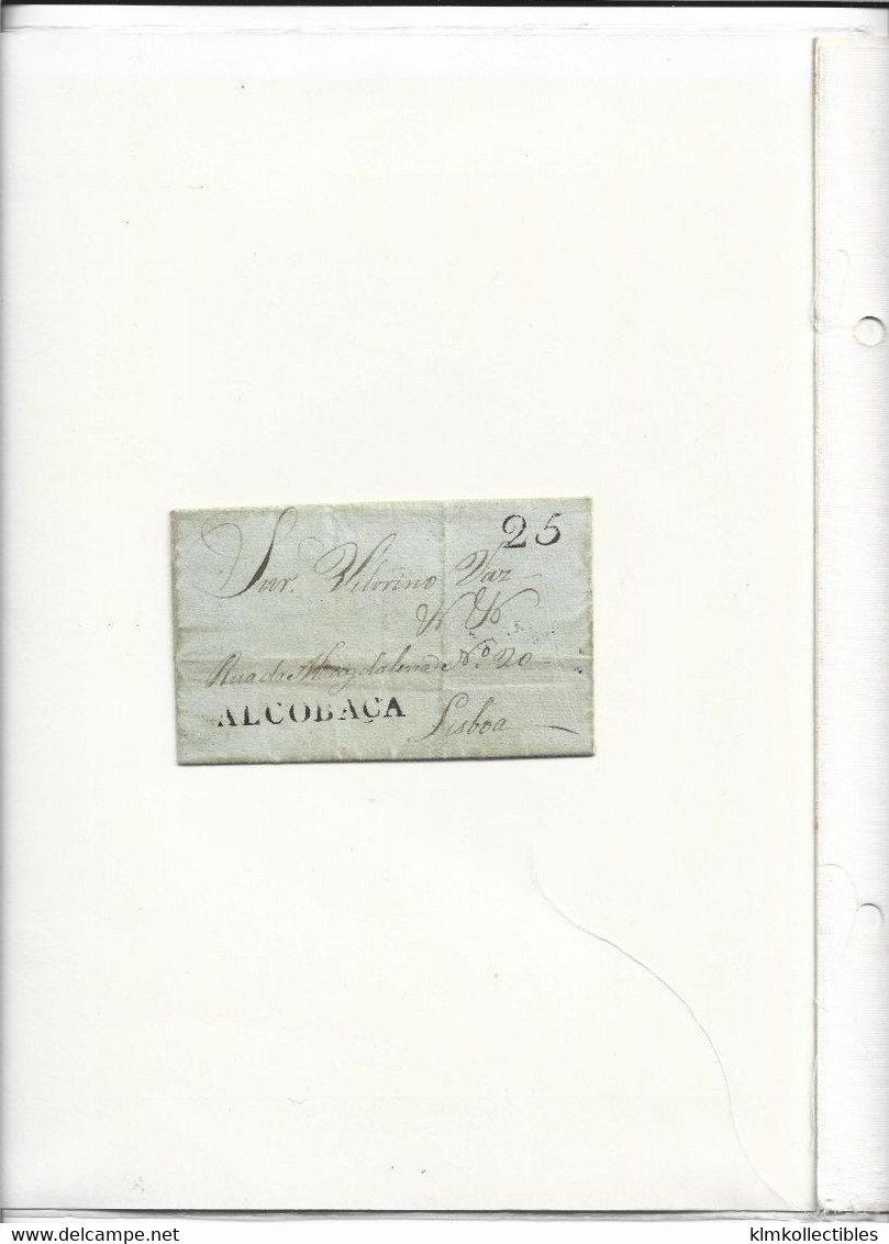 PORTUGAL PORTUGUESA - SUPERB COLLECTION OF PREPHILTELIC LETTERS ON ALBUM PAGES - SOME RARE EXAMPES SEE ALL PHOTOS - ...-1853 Prephilately