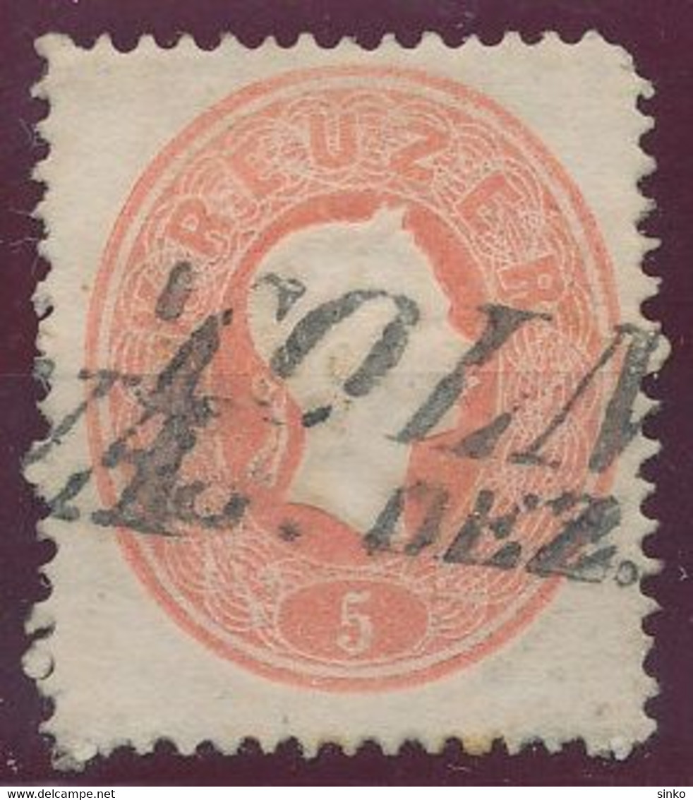 1861. Typography With Embossed Printing 5kr Stamp, TOLNA - ...-1867 Préphilatélie