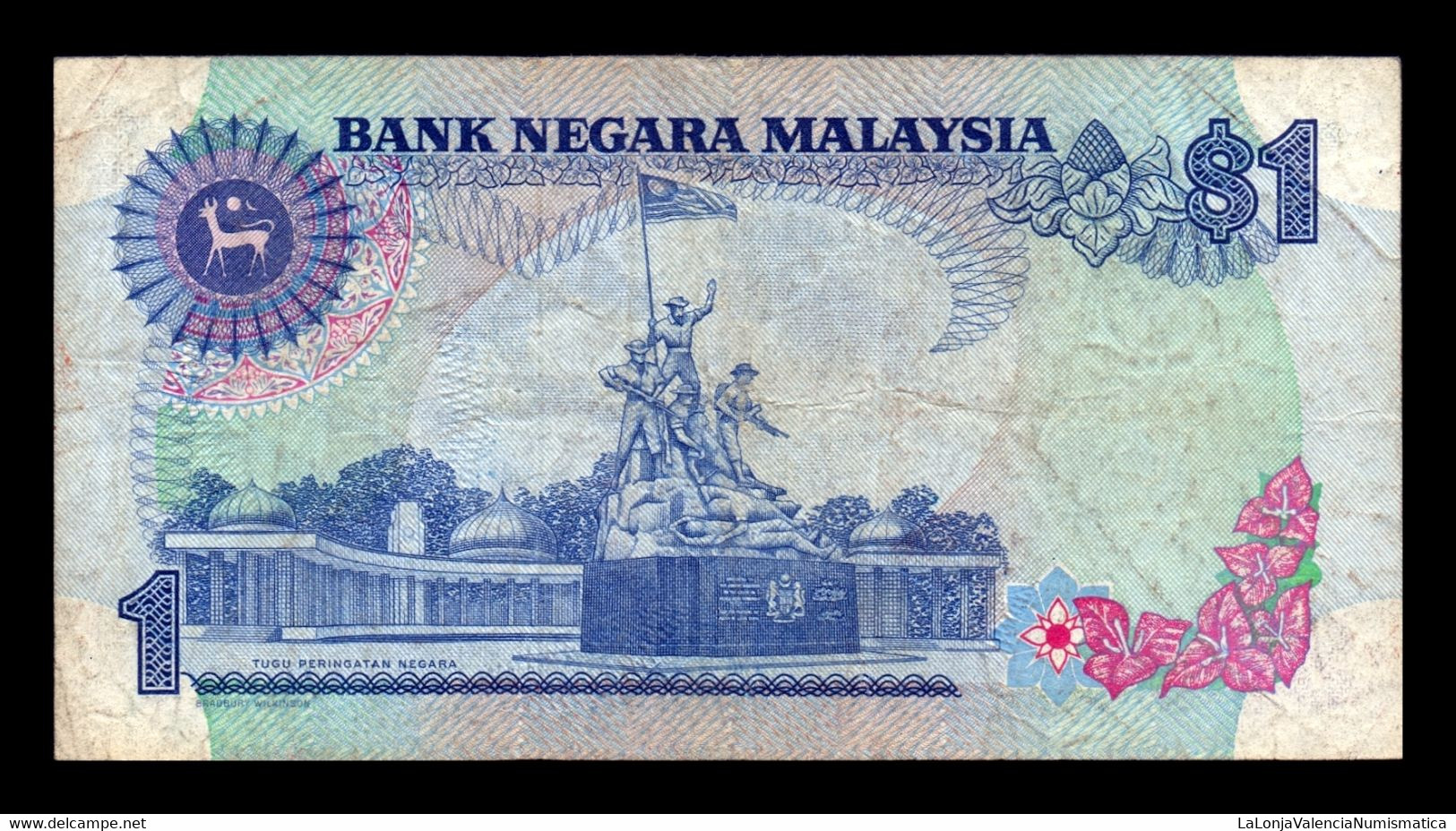 Malasia Malaysia 1 Ringgit 1982-1984 Pick 19 BC F - Malasia