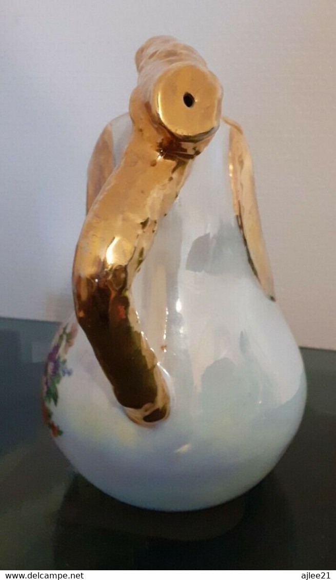 Pichet Poire. Pour Liqueur. Porcelaine. P.A.R.I.S 2. Numéroté. - Jarras