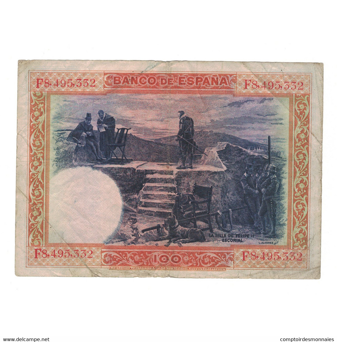 Billet, Espagne, 100 Pesetas, 1925, 1925-07-01, KM:69c, B - 100 Peseten