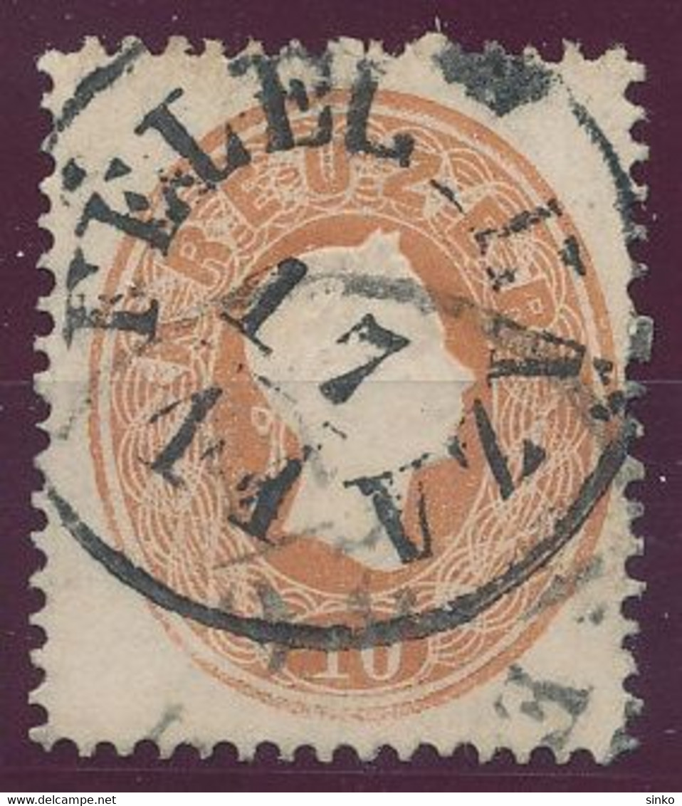 1861. Typography With Embossed Printing 10kr Stamp, FELEGYHAZA - ...-1867 Voorfilatelie