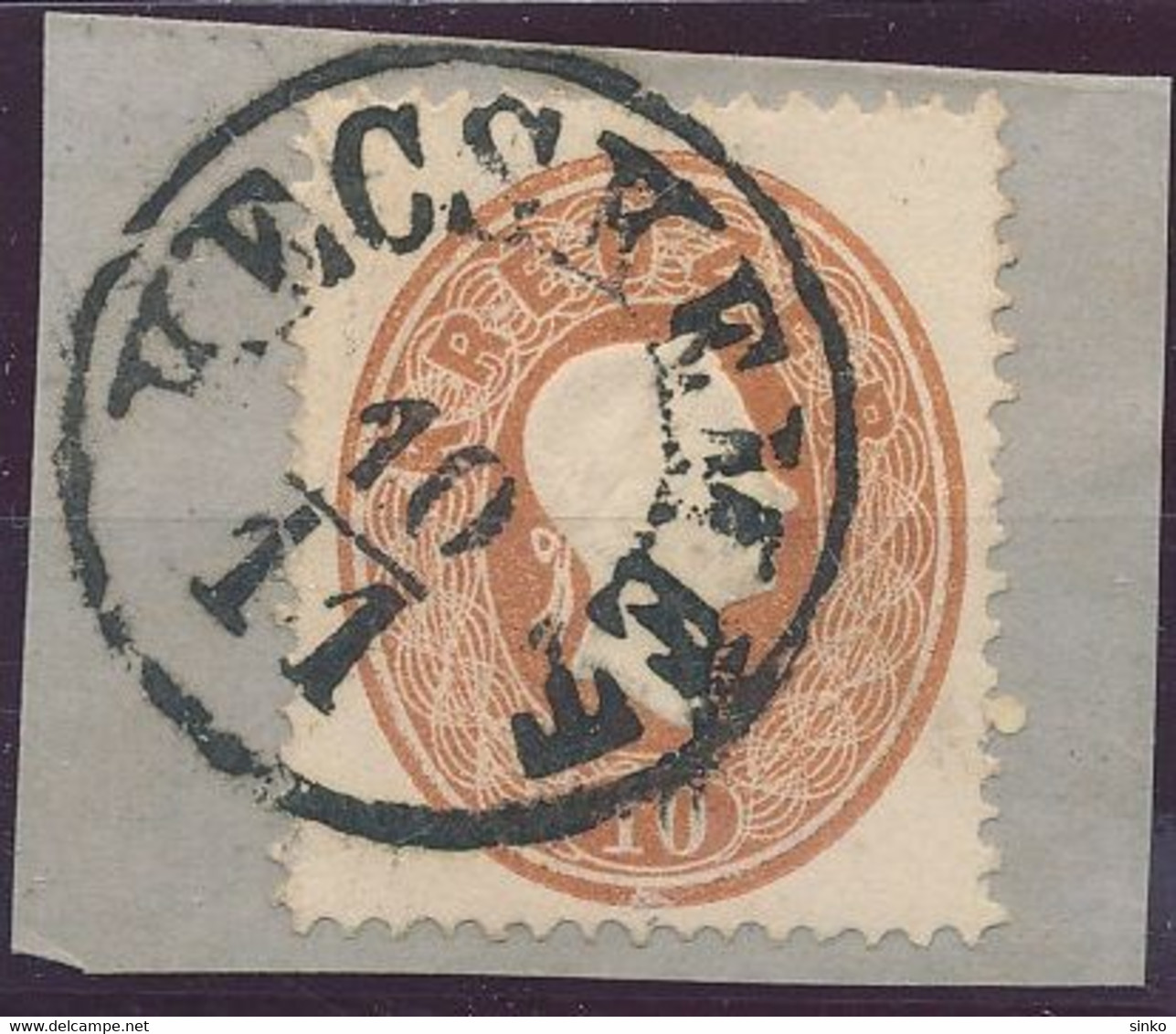 1861. Typography With Embossed Printing 10kr Stamp, KECSKEMET - ...-1867 Préphilatélie