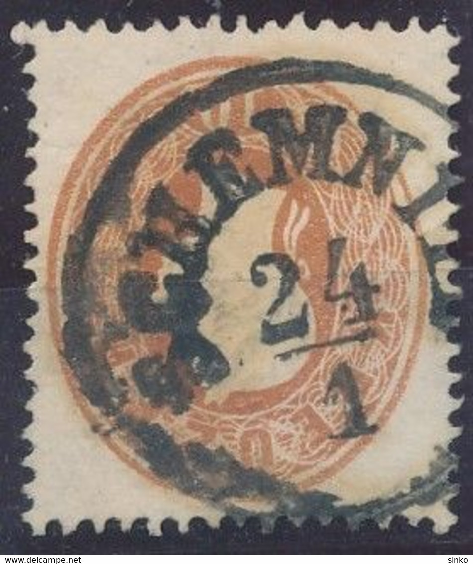 1861. Typography With Embossed Printing 10kr Stamp, SCHEMNITZ - ...-1867 Prefilatelia