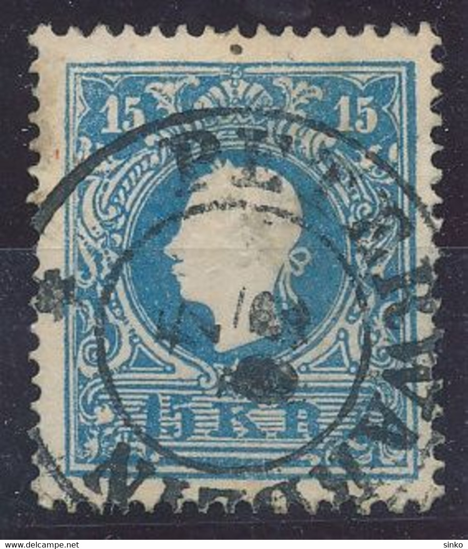 1858. Typography With Embossed Printing 15kr Stamp, PETERWARDEN - ...-1867 Préphilatélie