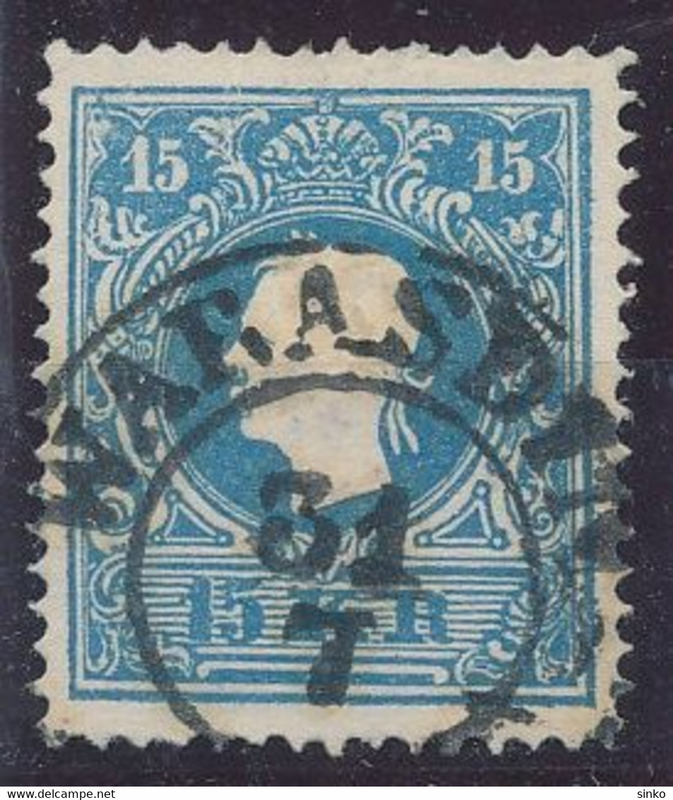 1858. Typography With Embossed Printing 15kr Stamp, WARASDIN - ...-1867 Voorfilatelie