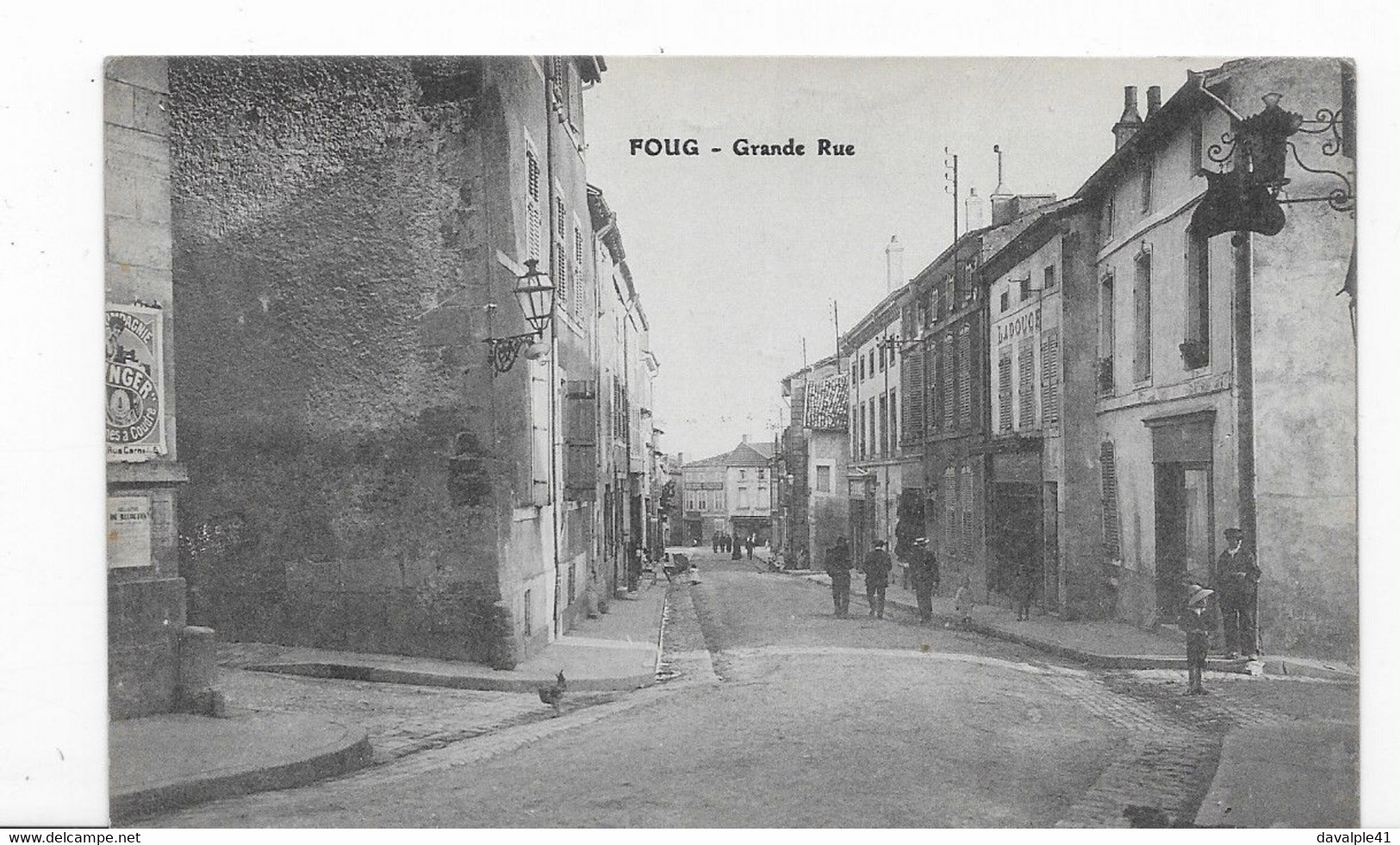 54  FOUG    GRANDE RUE     BON ETAT    2 SCANS - Foug